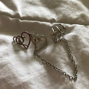 Musical Clefs Earrings with Ear Clasp